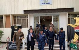الاسدي يزور مقر قيادة عمليات الفرقة الاولى الشرطة الاتحادية