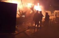 حرق مكتب العشائر في الناصرية
