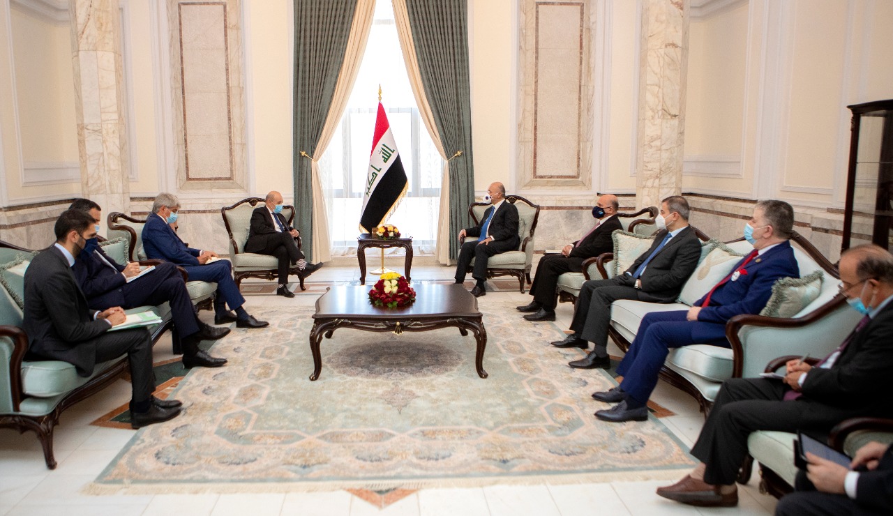 رئيس الجمهورية: العراق يتطلع إلى موقف دولي داعم .