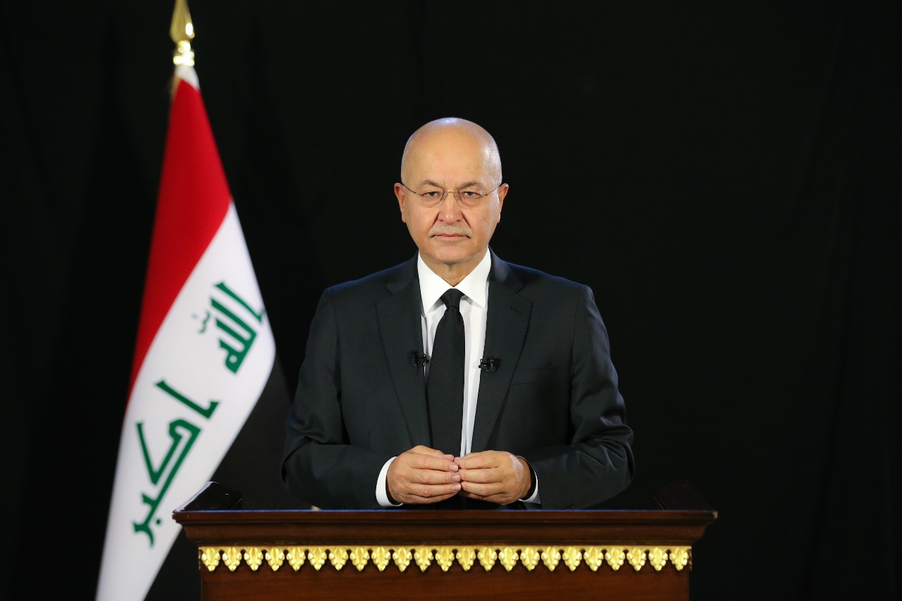 الرئيس صالح يدعو إلى التكاتف بوجه التحديات التي تواجه العراقيين