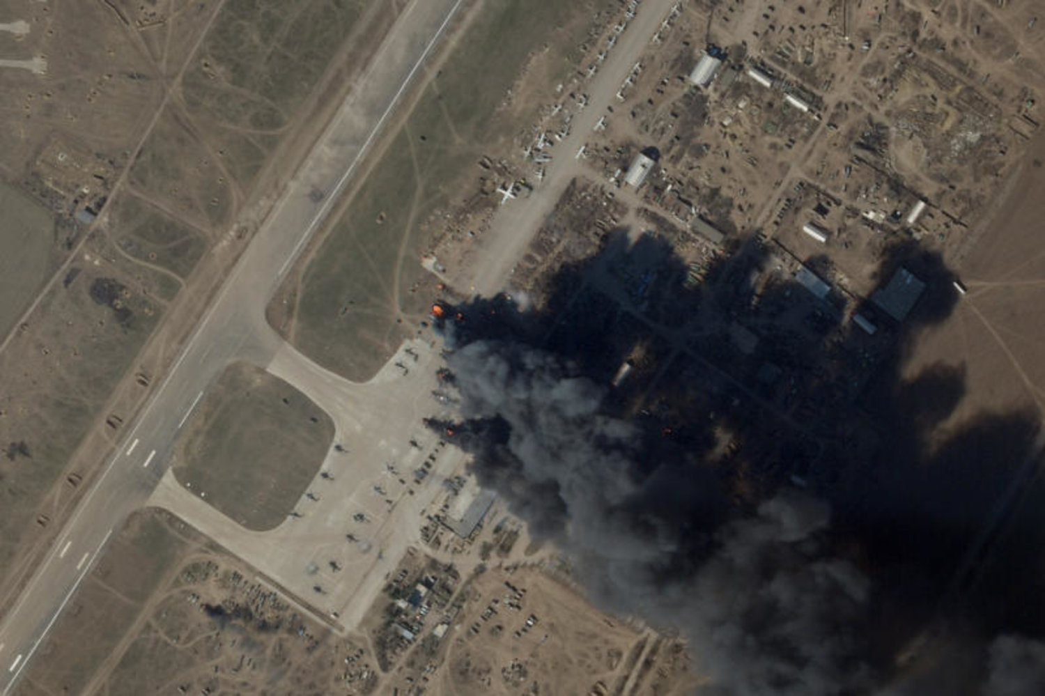 القوات الروسية تدمر مطارا أوكرانيا أعد لاستقبال طائرات إف 16