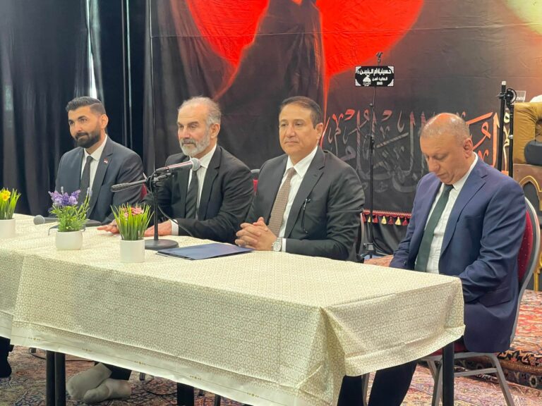 بالصورحفلاً تأبينياُ لإحياء ذكرى استشهاد السيد محمد باقر الصدر في مدينة إسن -المانيا