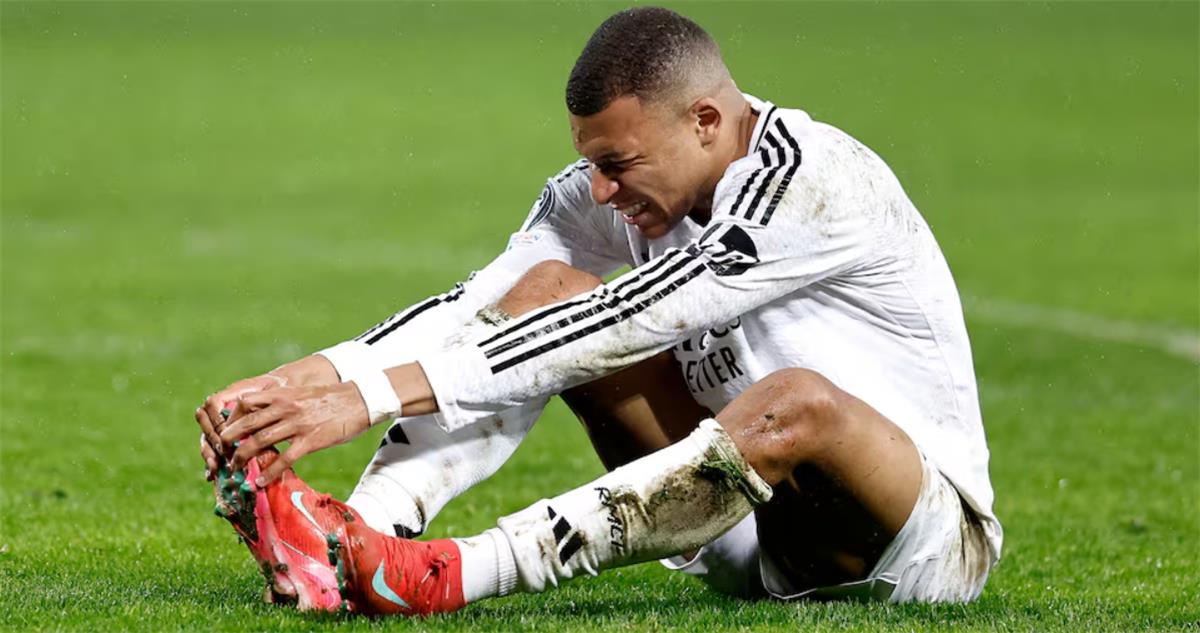 ريال مدريد يكشف طبيعة إصابة مبابي