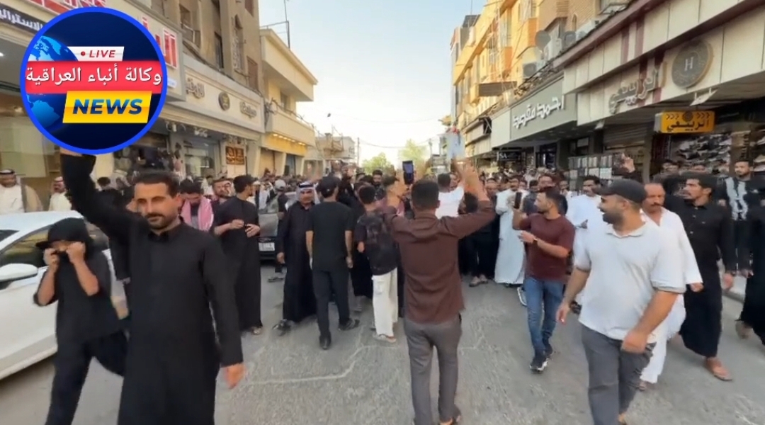أبناء محافظة المثنى تتظاهر على سوء الخدمات وتطالب المحافظ بالتوضيح
